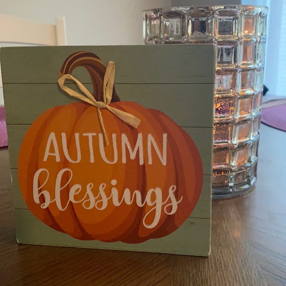 Hobby Lobby Wall Decor 6x6 Autumn Blessings Wooden Plaque Hobby Lobby Poshmark
